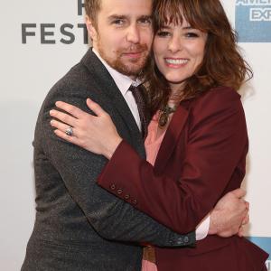 Parker Posey and Sam Rockwell at event of A Single Shot (2013)