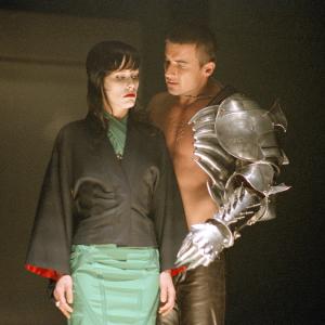 Still of Parker Posey and Dominic Purcell in Blade Trinity 2004