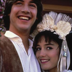 Still of Keanu Reeves and Jill Schoelen in Babes in Toyland (1986)