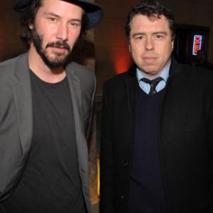 Keanu Reeves and Sacha Gervasi at event of Anvil The Story of Anvil 2008