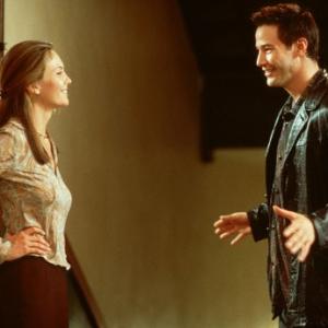 Still of Diane Lane and Keanu Reeves in Hard Ball (2001)