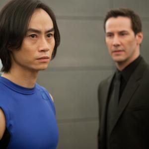Still of Keanu Reeves and Tiger Hu Chen in Man of Tai Chi 2013