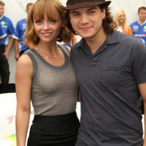 Christina Ricci and Emile Hirsch at event of Speed Racer 2008