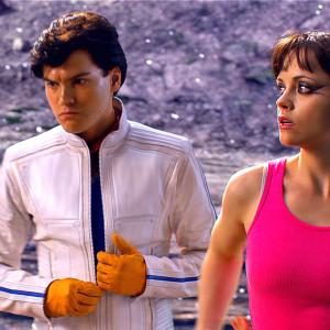 Still of Christina Ricci and Emile Hirsch in Speed Racer 2008