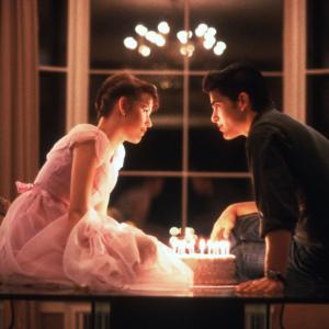 Still of Molly Ringwald and Michael Schoeffling in Sixteen Candles 1984