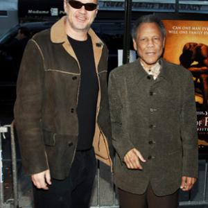 Tim Robbins and José Torres at event of Ring of Fire: The Emile Griffith Story (2005)