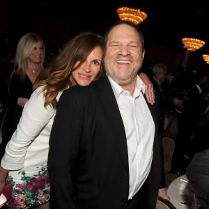 Julia Roberts and Harvey Weinstein