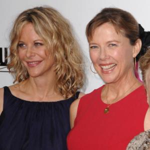 Meg Ryan and Annette Bening at event of The Women 2008