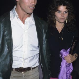 Arnold Schwarzenegger and Maria Shriver circa 1980s