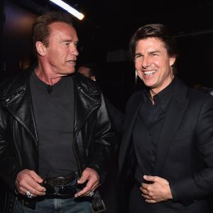 Tom Cruise and Arnold Schwarzenegger