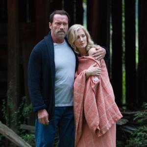 Still of Arnold Schwarzenegger and Joely Richardson in Maggie (2015)