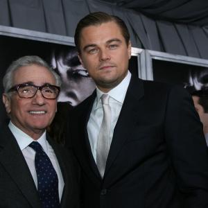 Leonardo DiCaprio and Martin Scorsese at event of Kuzdesiu sala (2010)