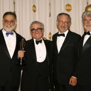 George Lucas, Martin Scorsese, Steven Spielberg and Francis Ford Coppola at event of The 79th Annual Academy Awards (2007)