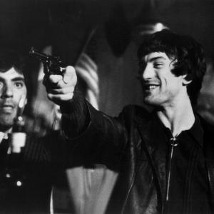 Still of Robert De Niro Martin Scorsese and David Proval in Mean Streets 1973