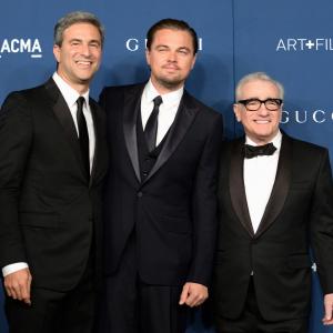 Leonardo DiCaprio Martin Scorsese and Michael Govan