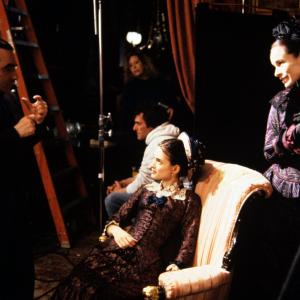 Still of Winona Ryder Martin Scorsese and Geraldine Chaplin in The Age of Innocence 1993