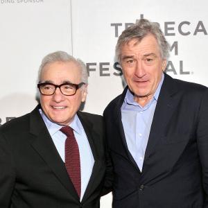 Robert De Niro and Martin Scorsese at event of The King of Comedy (1982)