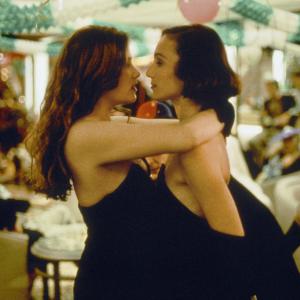 Still of Kristin Scott Thomas and Emmanuelle Seigner in Bitter Moon (1992)