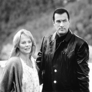 Still of Steven Seagal and Marg Helgenberger in Fire Down Below 1997
