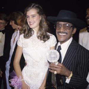Brooke Shields and Sammy Davis Jr. circa 1980s