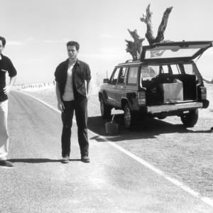 Still of Elisabeth Shue Dermot Mulroney and Kyle MacLachlan in The Trigger Effect 1996