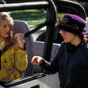 Still of Alicia Silverstone and Amy Heckerling in Clueless (1995)