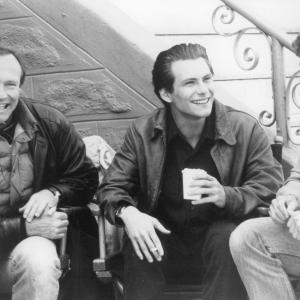 Still of Christian Slater Tony Goldwyn and Bruce A Evans in Kuffs 1992