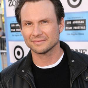 Christian Slater at event of Paper Man 2009