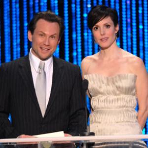 Christian Slater and MaryLouise Parker at event of 13th Annual Screen Actors Guild Awards 2007