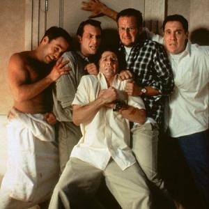 Christian Slater, Jeremy Piven, Jon Favreau, Leland Orser and Daniel Stern in Very Bad Things (1998)
