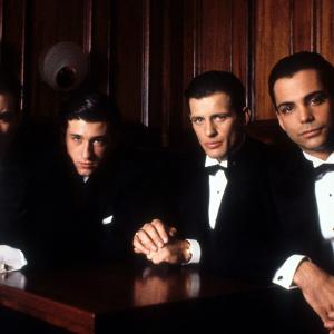 Still of Christian Slater, Patrick Dempsey, Richard Grieco and Costas Mandylor in Mobsters (1991)