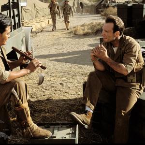 Still of Christian Slater and Roger Willie in Windtalkers (2002)