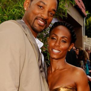 Will Smith and Jada Pinkett Smith at event of The Karate Kid 2010