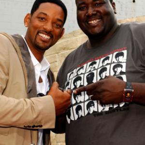 Will Smith and Quinton Aaron at event of The Karate Kid 2010