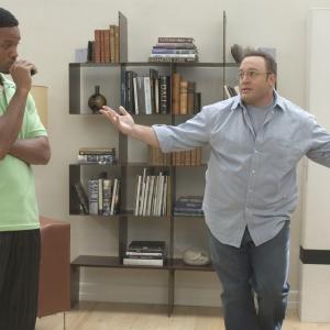 Still of Will Smith and Kevin James in Hitch 2005
