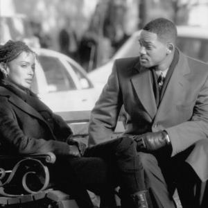 Still of Will Smith and Lisa Bonet in Valstybes priesas (1998)