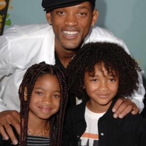 Will Smith Jaden Smith and Willow Smith at event of Nickelodeon Kids Choice Awards 2008 2008
