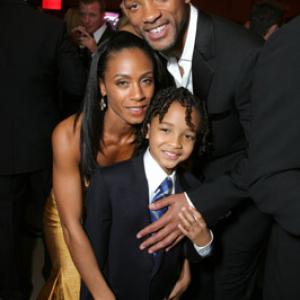 Will Smith Jada Pinkett Smith and Jaden Smith at event of The 79th Annual Academy Awards 2007