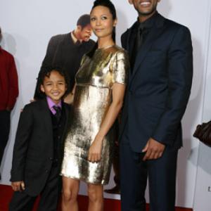 Will Smith Thandie Newton and Jaden Smith at event of The Pursuit of Happyness 2006