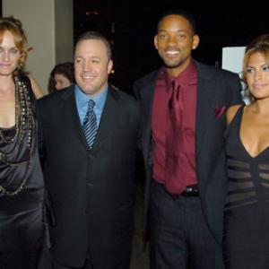 Will Smith Amber Valletta Kevin James and Eva Mendes at event of Hitch 2005