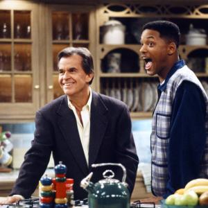 Still of Will Smith and Dick Clark in The Fresh Prince of BelAir 1990
