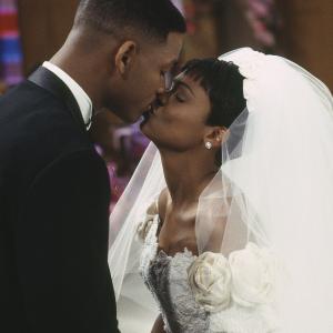 Still of Will Smith and Nia Long in The Fresh Prince of BelAir 1990