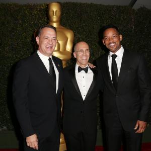 Tom Hanks Will Smith and Jeffrey Katzenberg