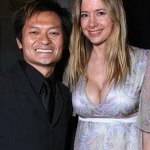 Mira Sorvino and Andy Cheng at event of Redline (2007)