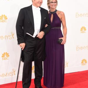 Kevin Spacey and Ashleigh Banfield at event of The 66th Primetime Emmy Awards 2014