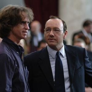 Still of Kevin Spacey and Jay Roach in Recount 2008