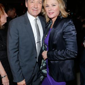 Kevin Spacey and Kim Cattrall at event of Kortu Namelis 2013