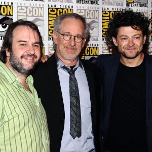 Steven Spielberg Peter Jackson and Andy Serkis