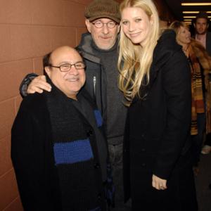 Steven Spielberg Danny DeVito and Gwyneth Paltrow at event of The Good Night 2007