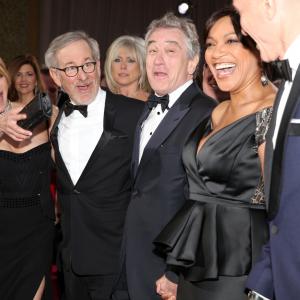 Robert De Niro, Steven Spielberg, Daniel Day-Lewis, Kate Capshaw and Grace Hightower